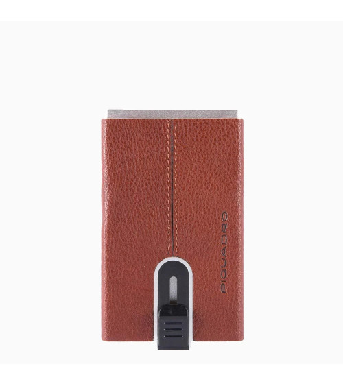 Piquadro Black Square Leather Wallet RFID | Official Store